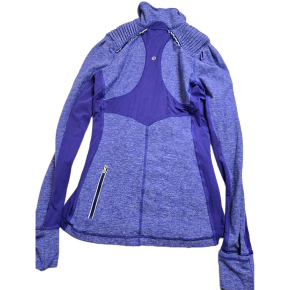 Lululemon Star Runner Pullover Jacket Sweater Women's Purple Blue 6 EUC - Picture 4 of 12